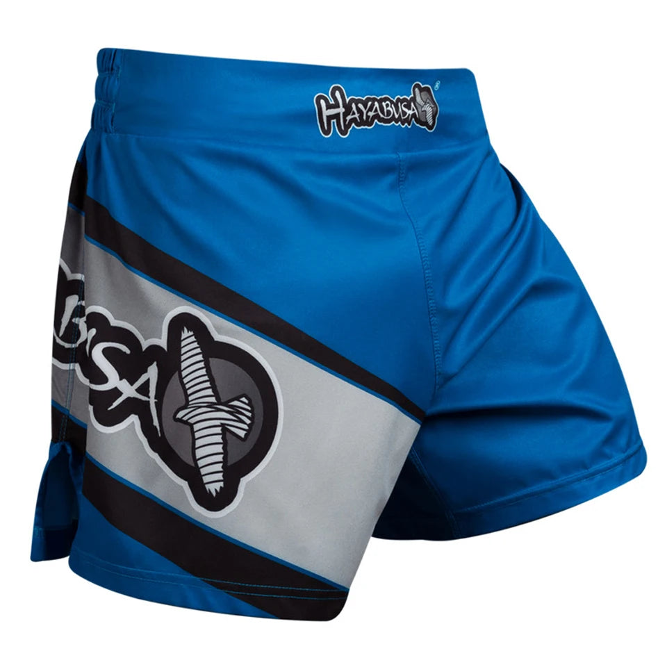 Shorts MMA Black Sanda transpirables para entrenamiento físico, Boxeo, Muay Thai