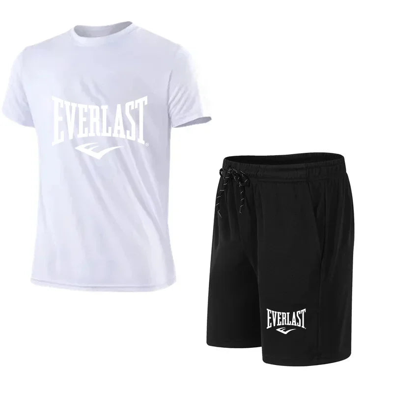 Conjunto de camisetas y shorts para hombre