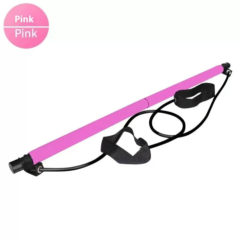 1 Barra multifuncional para fitness, yoga y pilates, ejercicios de elasticidad para el hogar