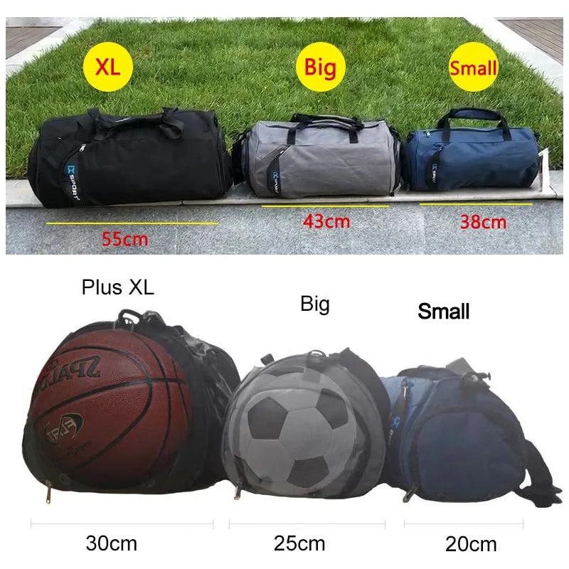 Gym bag in three sizes