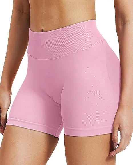 Promoción de 3 shorts sin costuras, de cintura alta