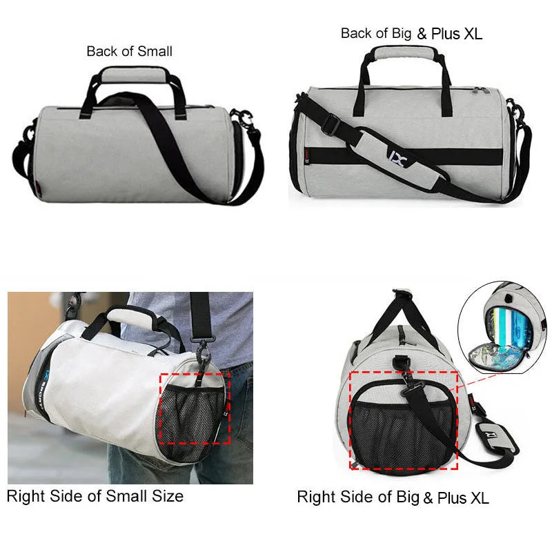 Gym bag in three sizes