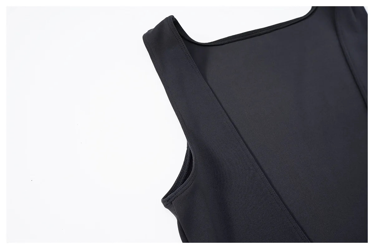 Nuevo conjunto de entrenamiento sin mangas con espalda descubierta