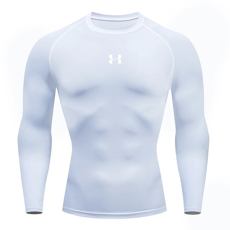 Camiseta de compresión deportiva hombre