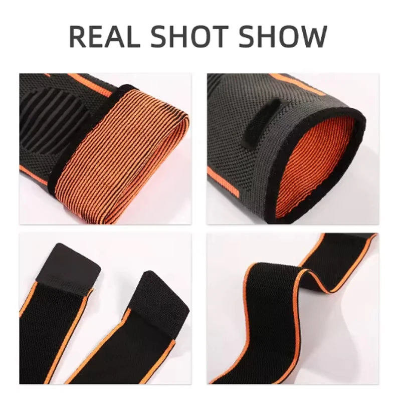 Tobillera de compresión ajustable para hombre y mujer, protección deportiva