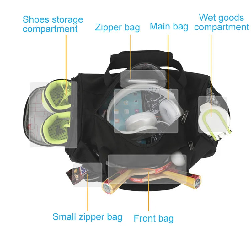 Gym bag in three sizes