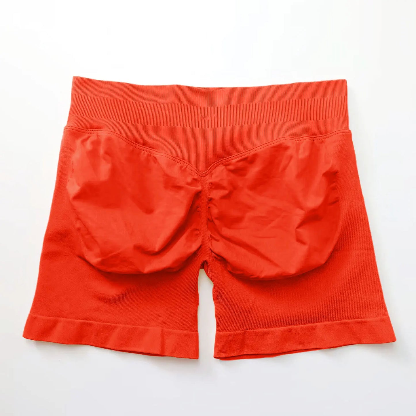 Shorts deportivos NCLAGEN de tiro bajo sin costuras, para gimnasio, correr, levanta glúteos