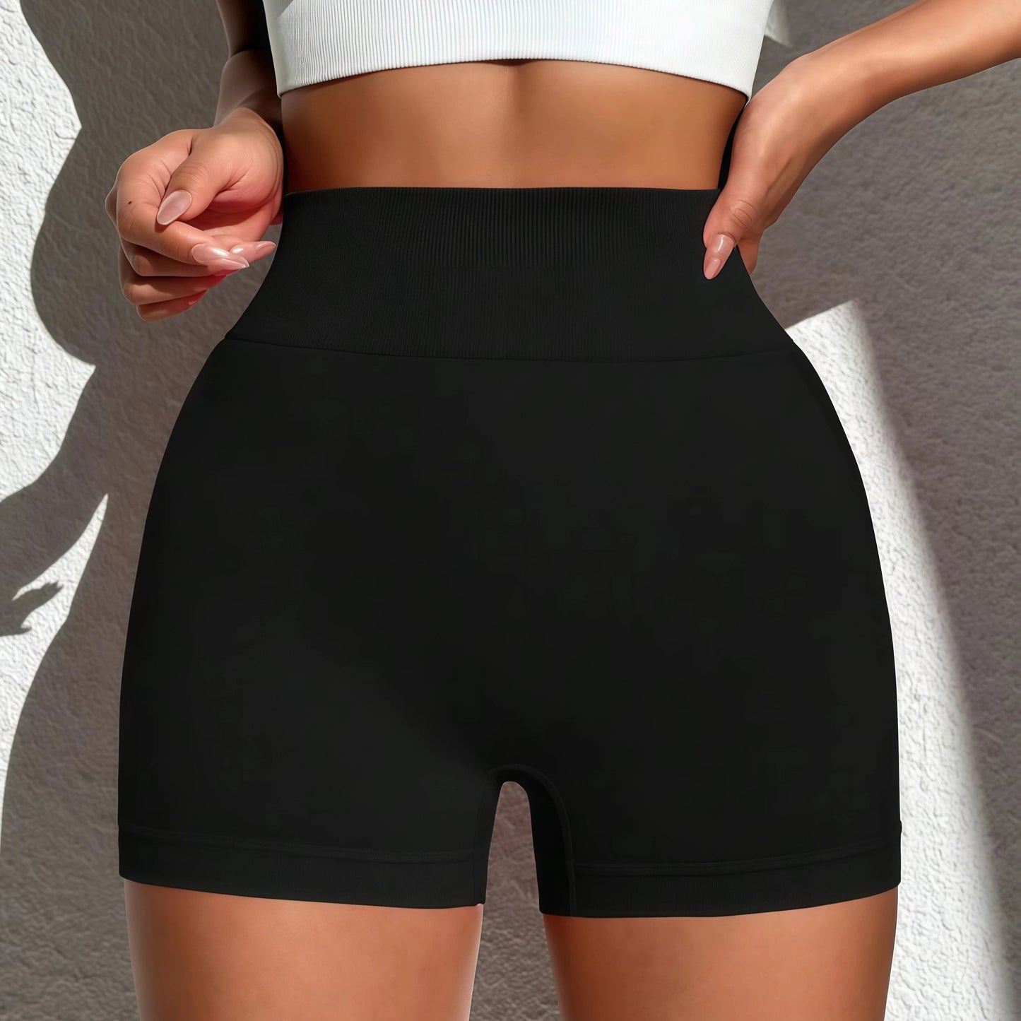 Shorts ajustados para mujer, para gimnasio al aire libre