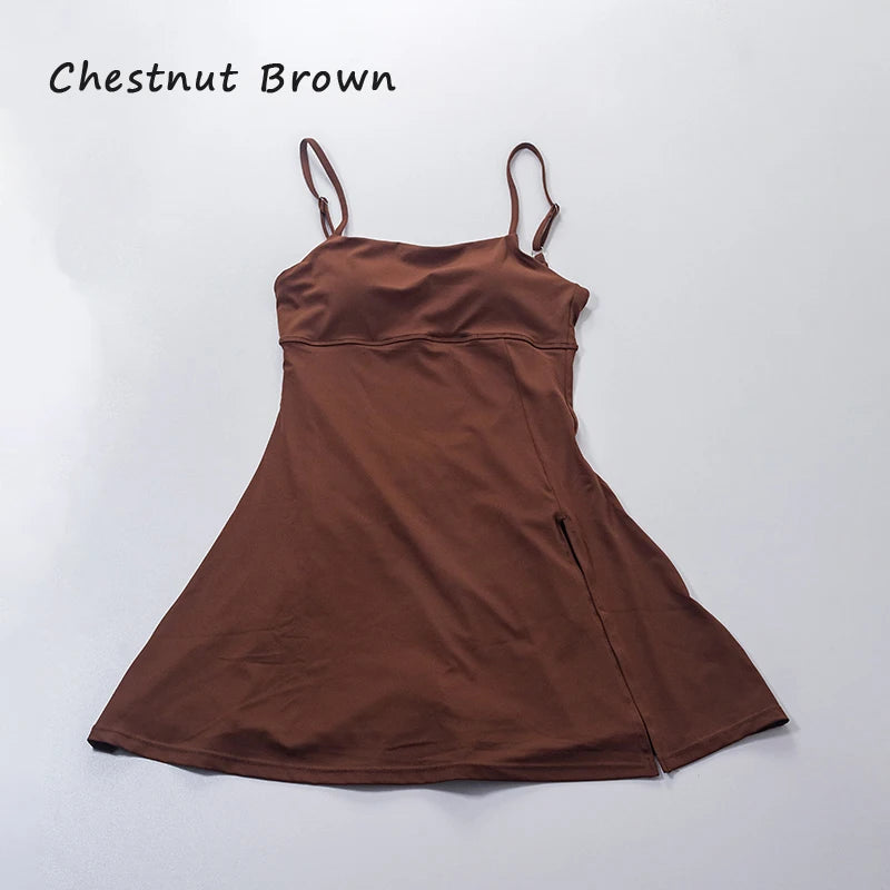 Vestido deportivo, falda de yoga transpirable para exteriores