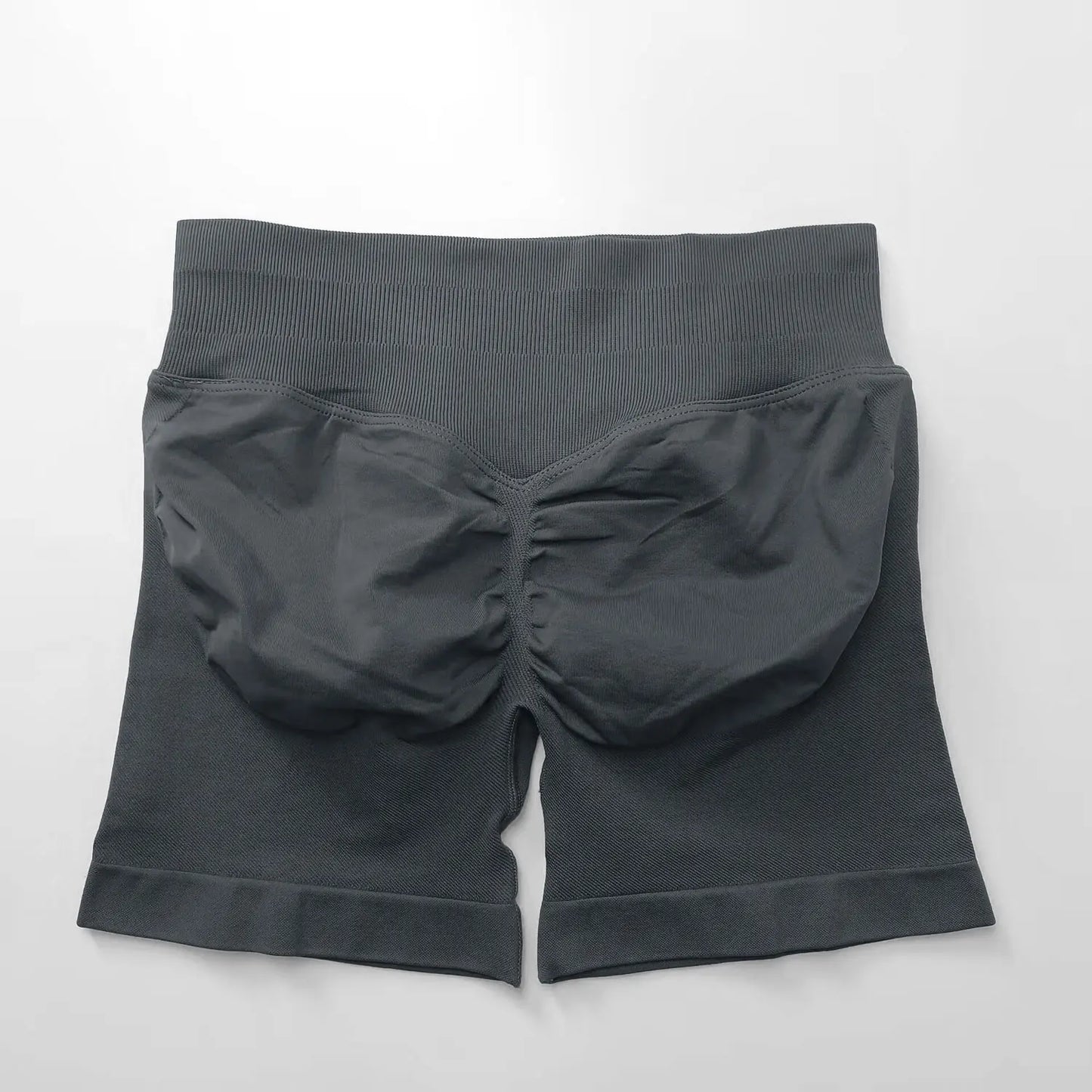 Shorts deportivos NCLAGEN de tiro bajo sin costuras, para gimnasio, correr, levanta glúteos