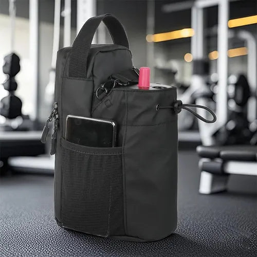 Bolsa magnética para botellas de agua, ideal para gimnasios, con potente imán