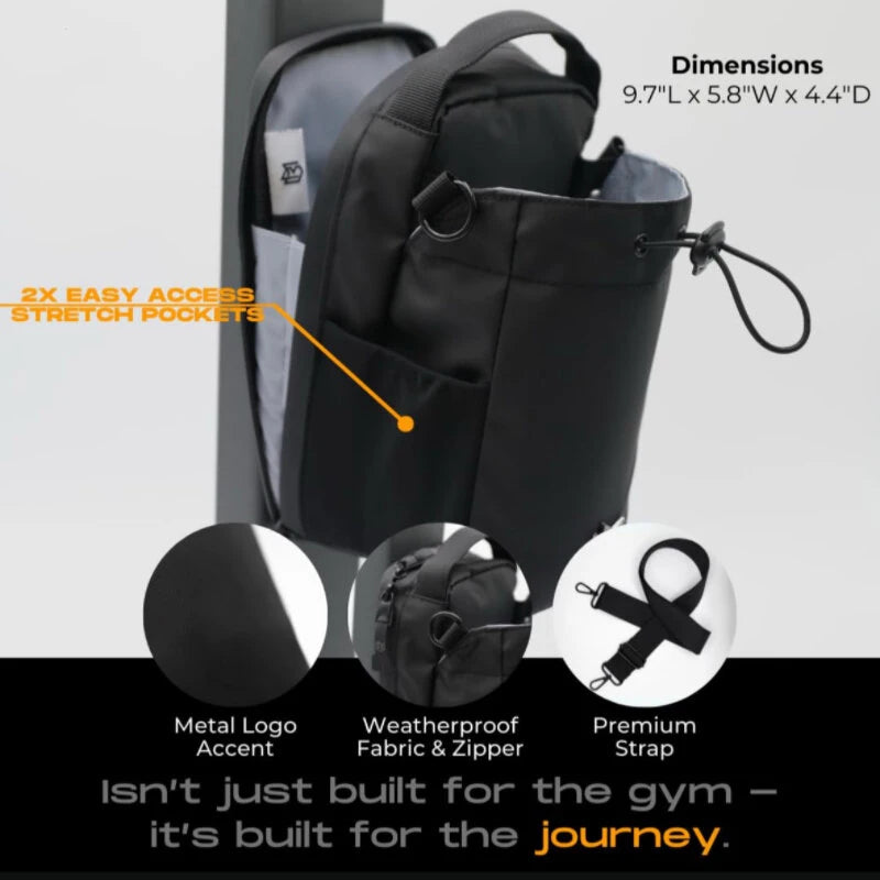 Bolsa magnética para botellas de agua, ideal para gimnasios, con potente imán