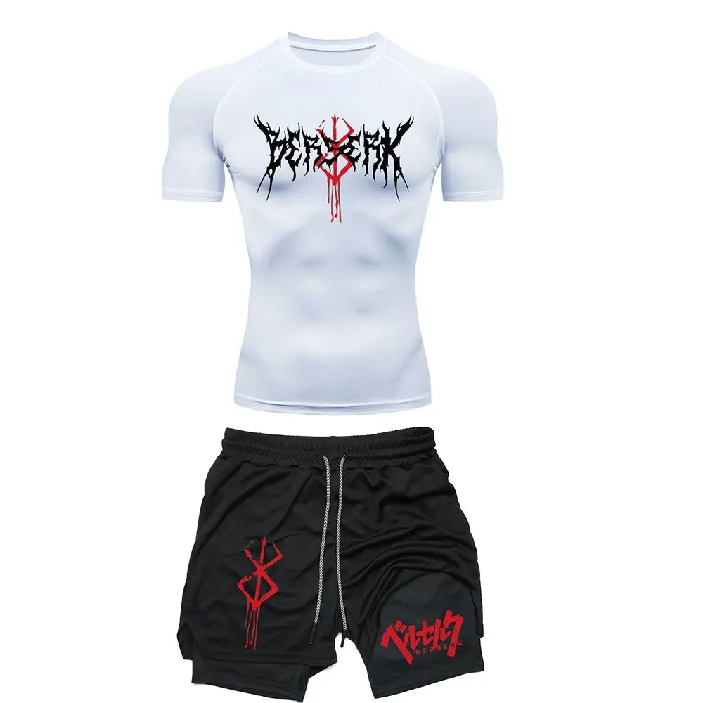 Conjunto de compresión Anime Berserk para gimnasio