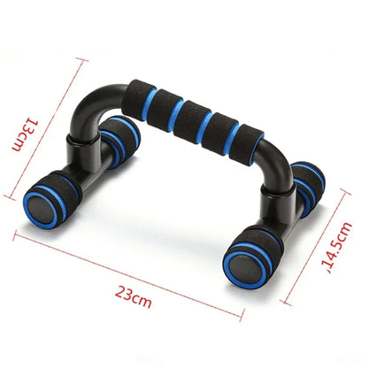 1 par de barras de flexiones en forma de U con agarre de esponja para entrenamiento muscular, gimnasio en casa