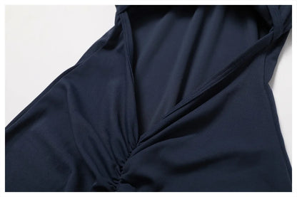 Conjunto fitness con pantalones acampanados elásticos de cintura alta sin costuras