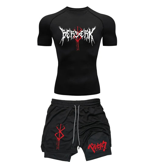 Conjunto de compresión Anime Berserk para gimnasio
