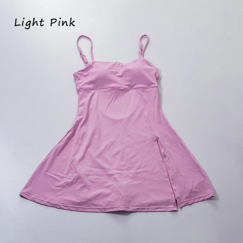 Vestido deportivo, falda de yoga transpirable para exteriores