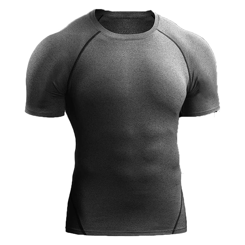 Camiseta de compresión, elástica de secado rápido 2025