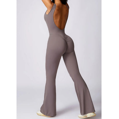 Nuevo conjunto de entrenamiento sin mangas con espalda descubierta