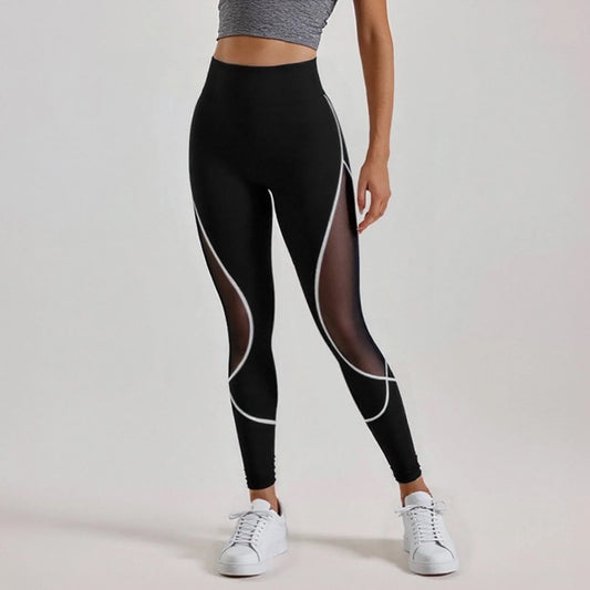 Leggings deportivos de cintura alta con cintura elástica