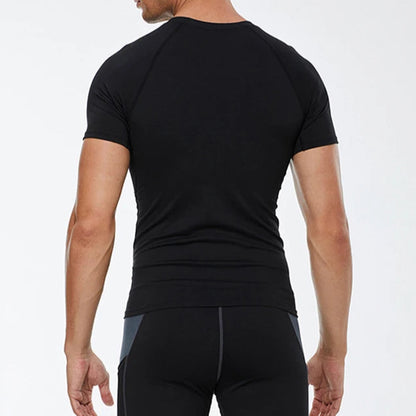 Camiseta manga corta de compresión para hombre