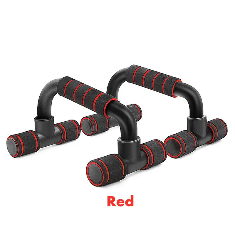 1 par de barras de flexiones en forma de U con agarre de esponja para entrenamiento muscular, gimnasio en casa