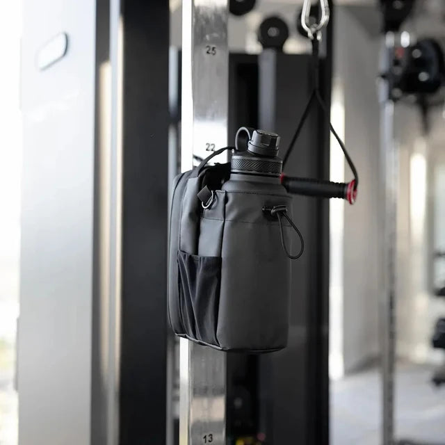 Bolsa magnética para botellas de agua, ideal para gimnasios, con potente imán