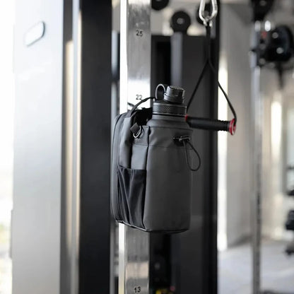 Bolsa magnética para botellas de agua, ideal para gimnasios, con potente imán