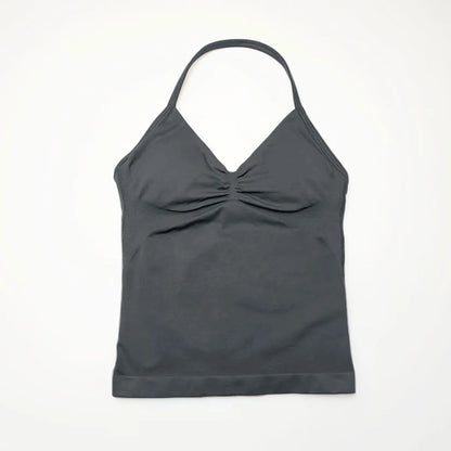 Top deportivo de tirantes largos NCLAGEN para gimnasio, correr, entrenamiento