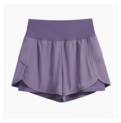 Shorts para correr de cintura alta, ligeros y con doble bolsillo