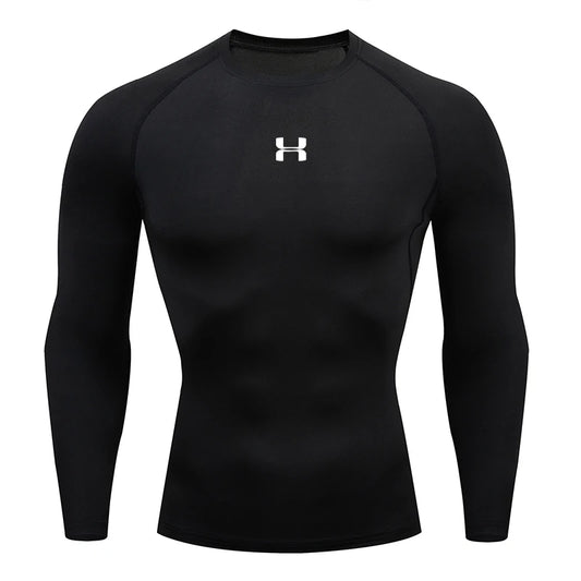 Camiseta de compresión deportiva hombre