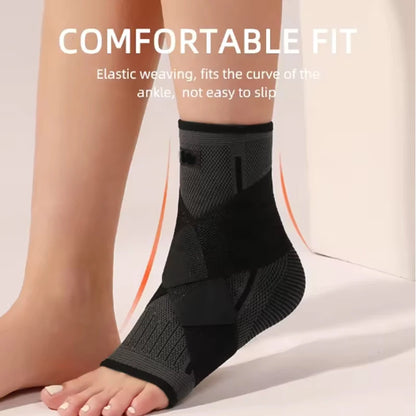 Tobillera de compresión ajustable para hombre y mujer, protección deportiva
