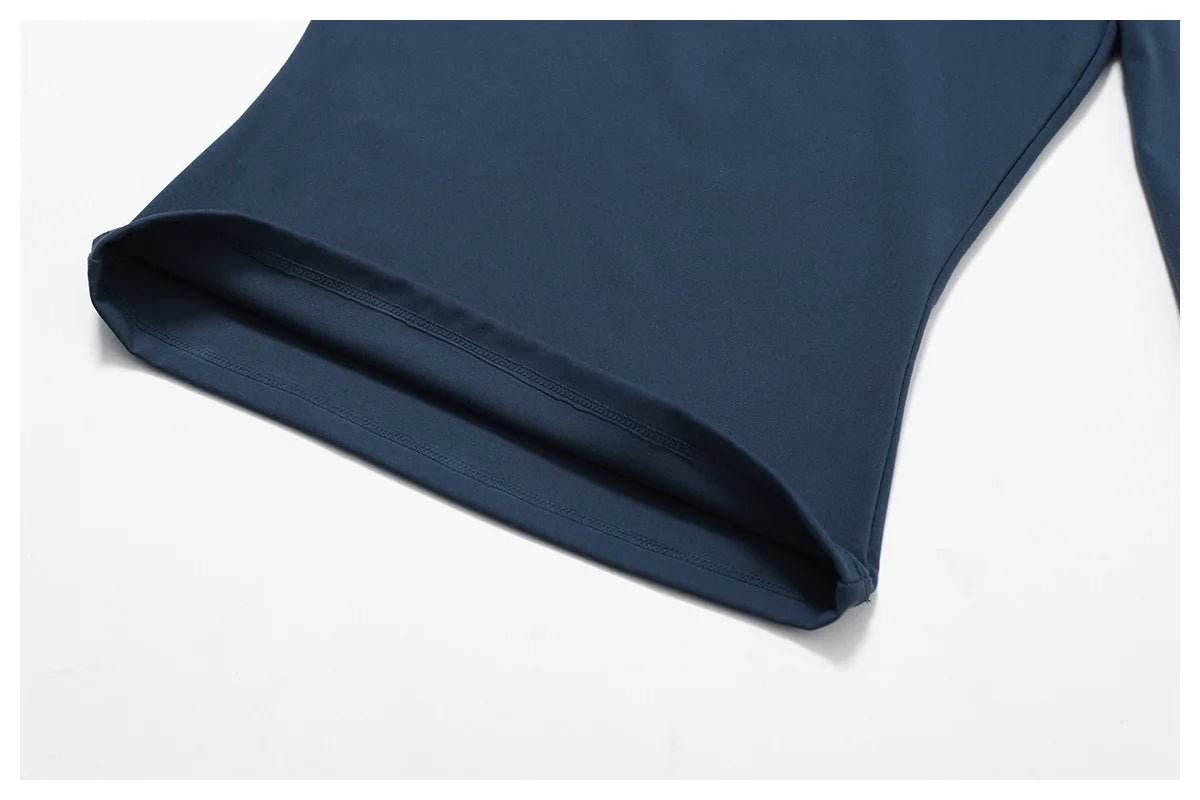 Camiseta deportiva de manga larga NCLAGEN para gimnasio y pilates de alta elasticidad para fitness
