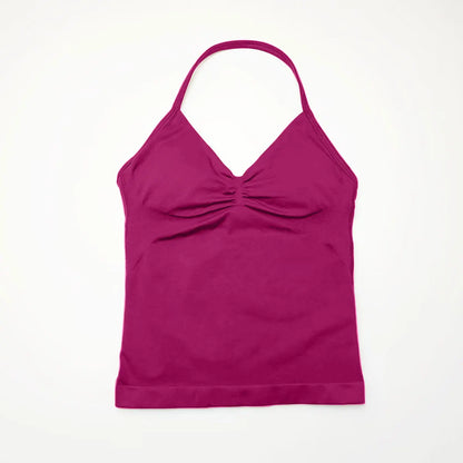 Top deportivo de tirantes largos NCLAGEN para gimnasio, correr, entrenamiento