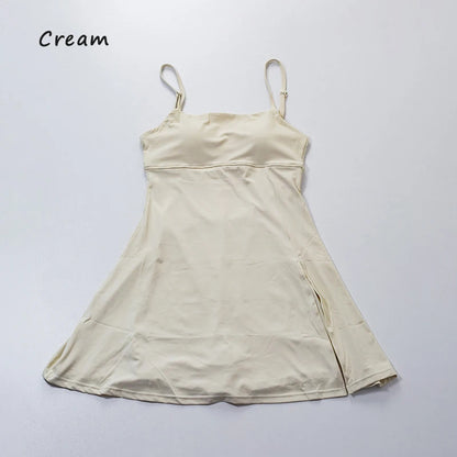Vestido deportivo, falda de yoga transpirable para exteriores