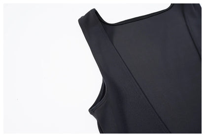 Nuevo conjunto de entrenamiento sin mangas con espalda descubierta