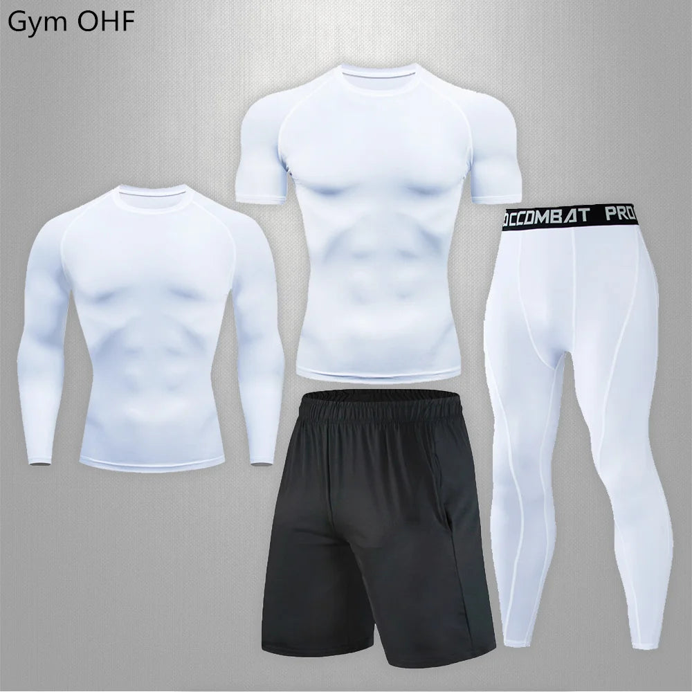 Traje deportivo, conjunto de ropa deportiva de compresión para gimnasio y fitness