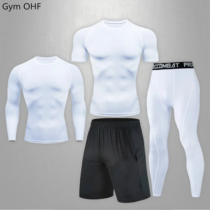 Traje deportivo, conjunto de ropa deportiva de compresión para gimnasio y fitness