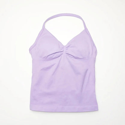 Top deportivo de tirantes largos NCLAGEN para gimnasio, correr, entrenamiento