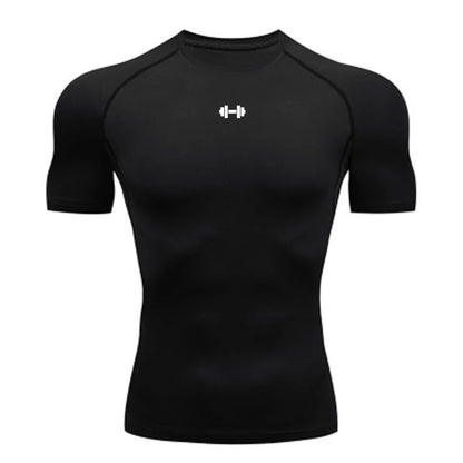 Camiseta manga corta de compresión para hombre