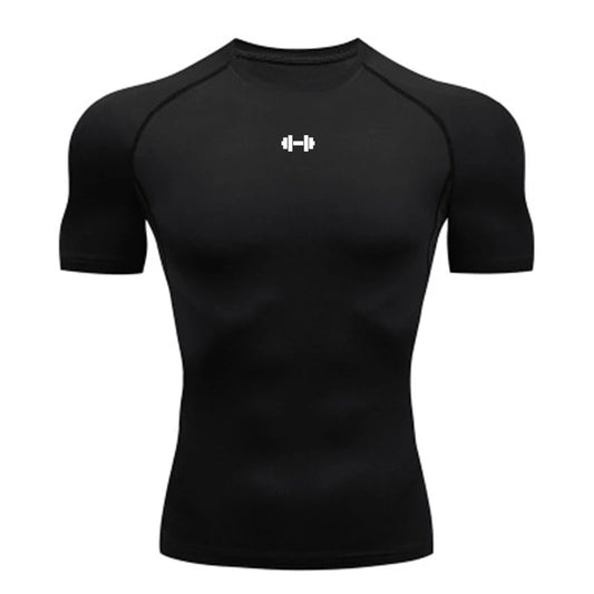 Camiseta manga corta de compresión para hombre