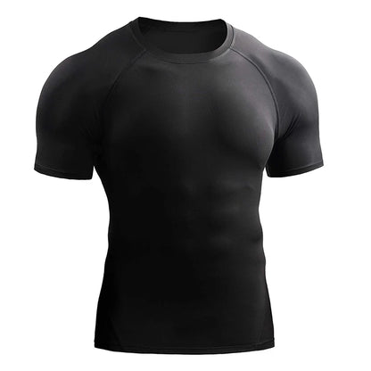 Camiseta de compresión, elástica de secado rápido 2025