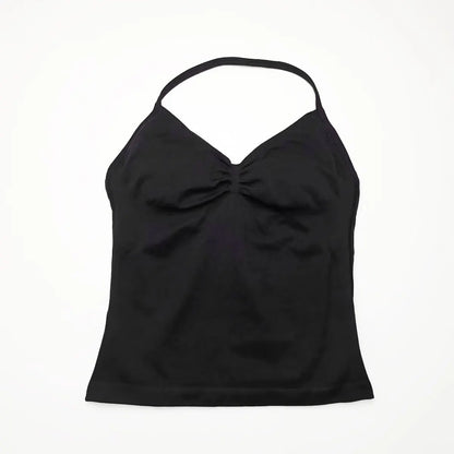Top deportivo de tirantes largos NCLAGEN para gimnasio, correr, entrenamiento