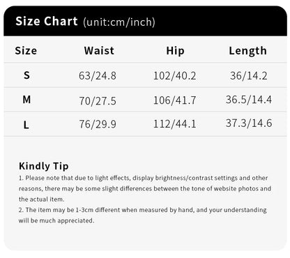 High-waisted shorts with two-piece stretch proximity control