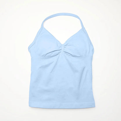 Top deportivo de tirantes largos NCLAGEN para gimnasio, correr, entrenamiento