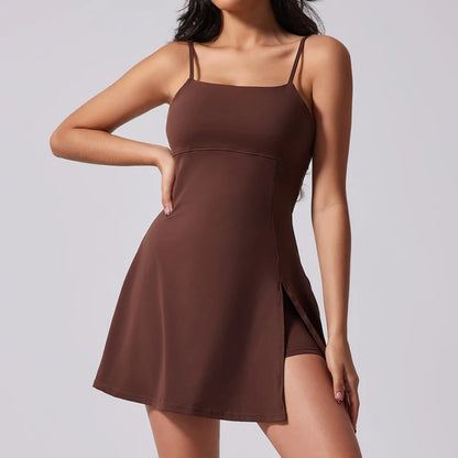Vestido deportivo, falda de yoga transpirable para exteriores