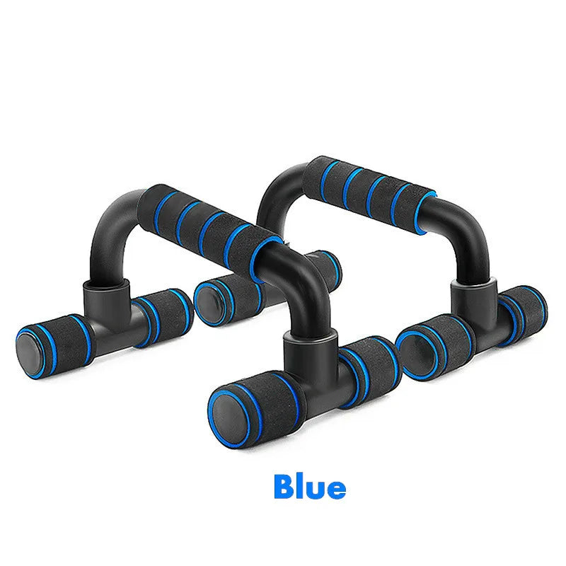 1 par de barras de flexiones en forma de U con agarre de esponja para entrenamiento muscular, gimnasio en casa