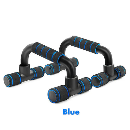 1 par de barras de flexiones en forma de U con agarre de esponja para entrenamiento muscular, gimnasio en casa