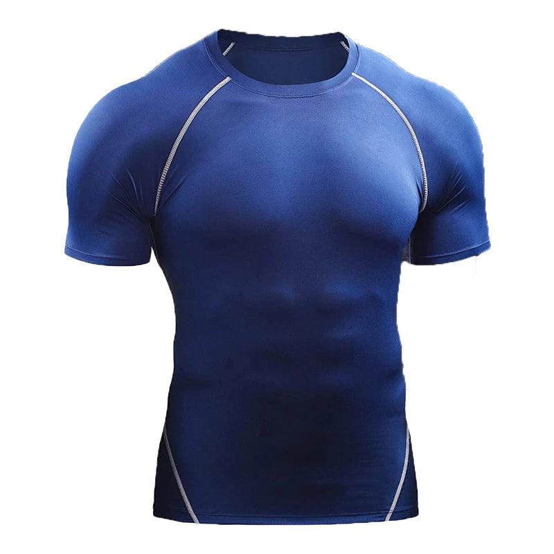 Camiseta de compresión, elástica de secado rápido 2025