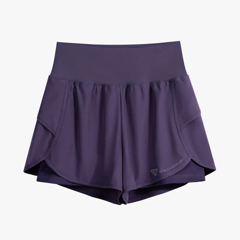 Shorts para correr de cintura alta, ligeros y con doble bolsillo